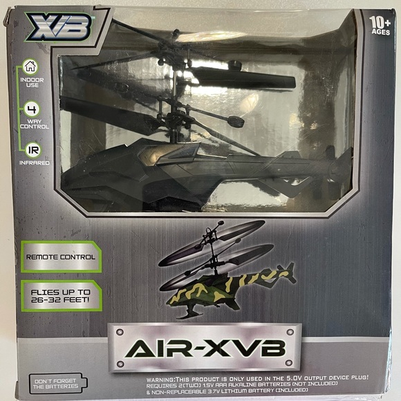 Other - Air-XVB NIB Black Helicopter Drone with USB Charge Remote Control